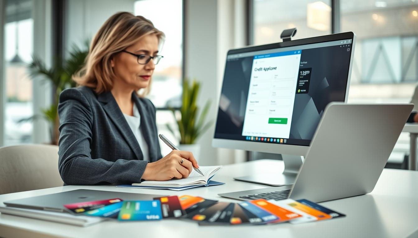 Online credit card applications